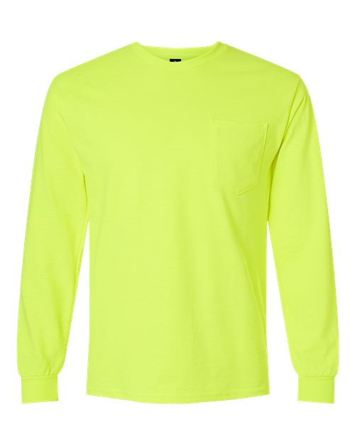 Ultra Cotton® Long Sleeve Pocket T-Shirt | USA Decoration