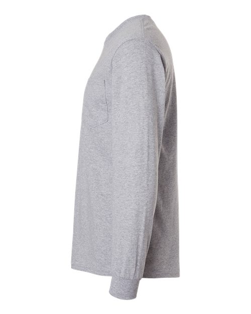 Ultra Cotton® Long Sleeve Pocket T-Shirt | USA Decoration