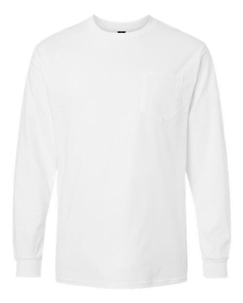 Ultra Cotton® Long Sleeve Pocket T-Shirt | USA Decoration