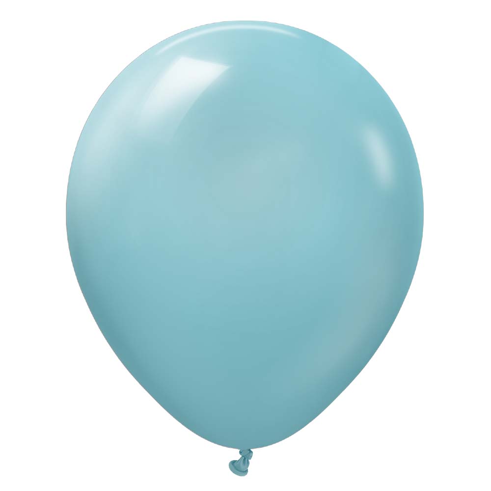 Latex Balloons 18 Inch Retro Blue Glass