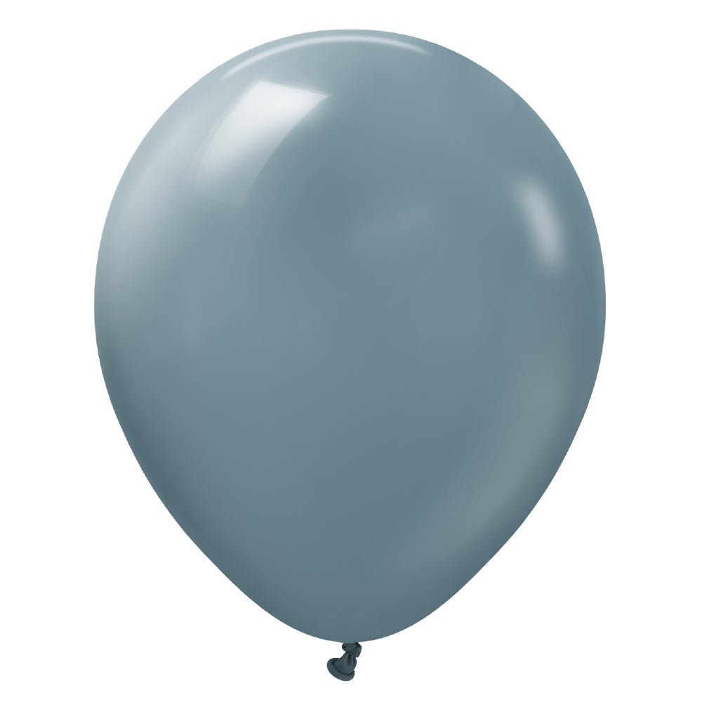 Latex Balloons 18 Inch Kalisan Retro Denim Blue