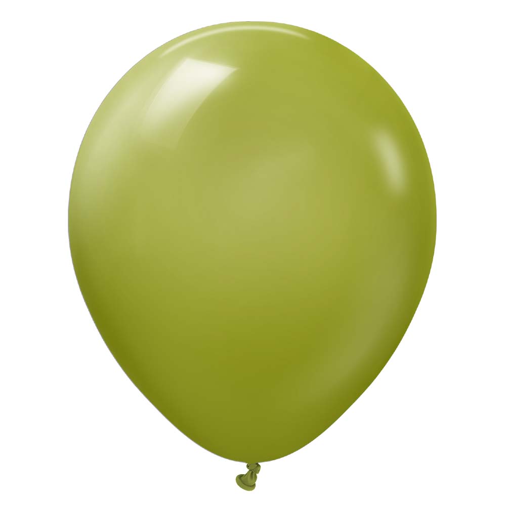 Latex Balloons 18 Inch Kalisan Retro Olive