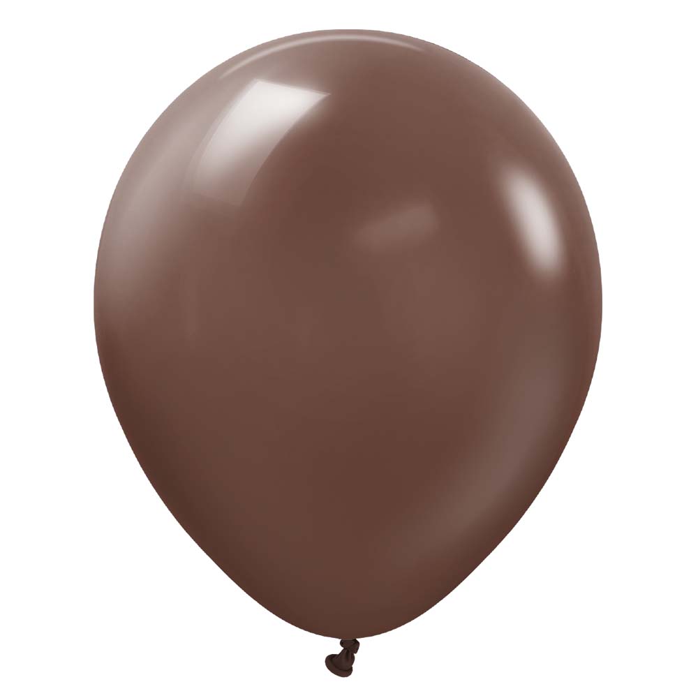 18 Inch Latex Balloons Chocolate Brown