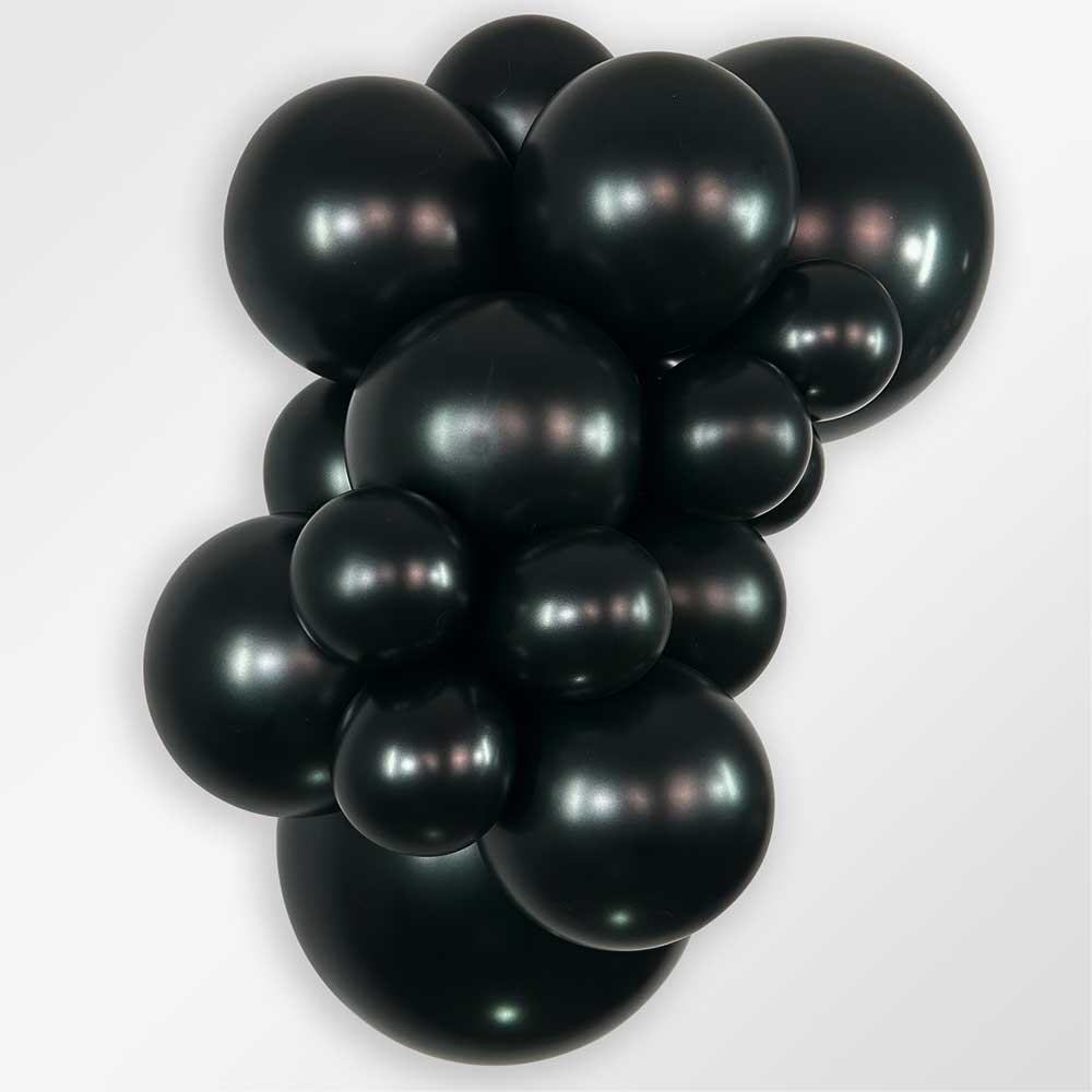 Latex Balloons 18 Inch Sempertex Metallic Black