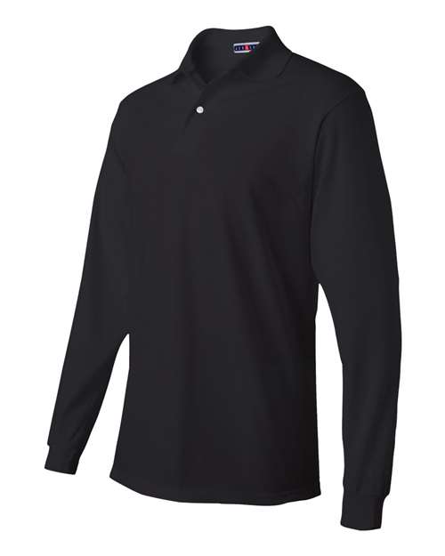 SpotShield® 50/50 Long Sleeve Polo | USA Decoration