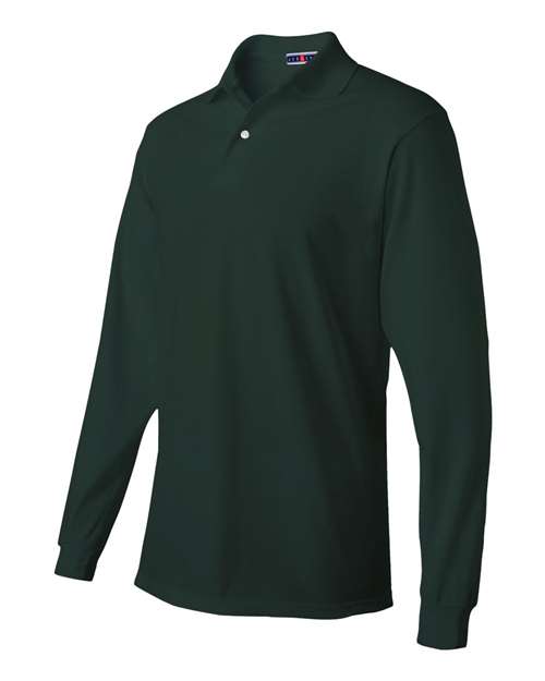 SpotShield® 50/50 Long Sleeve Polo | USA Decoration