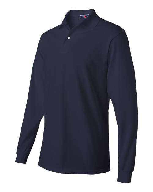 SpotShield® 50/50 Long Sleeve Polo | USA Decoration
