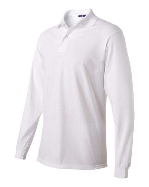 SpotShield® 50/50 Long Sleeve Polo | USA Decoration
