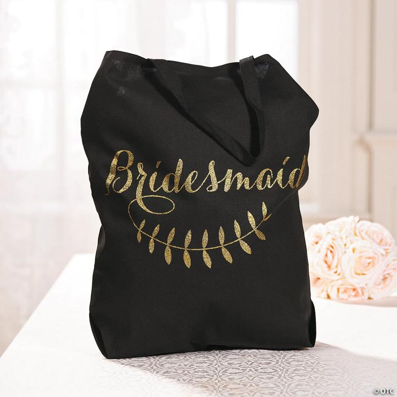 18" x 20" Large Poly-Cotton Bridesmaid Tote Bag - 1 Pc.