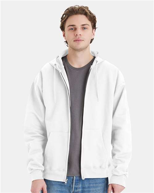 Ultimate Cotton® Full-Zip Hooded Sweatshirt | USA Decoration