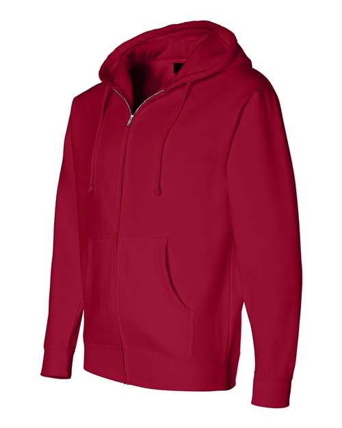 Heavyweight Full-Zip Hooded Sweatshirt | USA Decoration