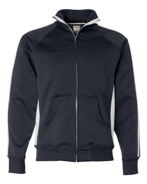 Vintage Polyester Fleece Track Jacket | USA Decoration