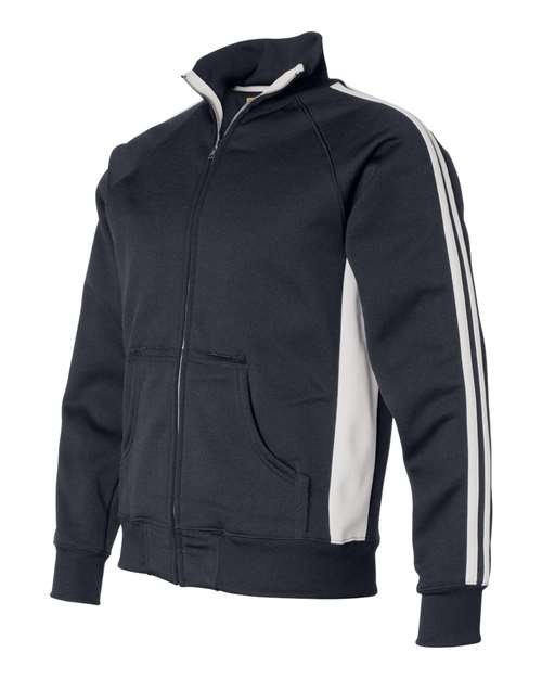 Vintage Polyester Fleece Track Jacket | USA Decoration