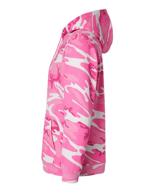 Camo Pullover Fleece Hoodie | USA Decoration