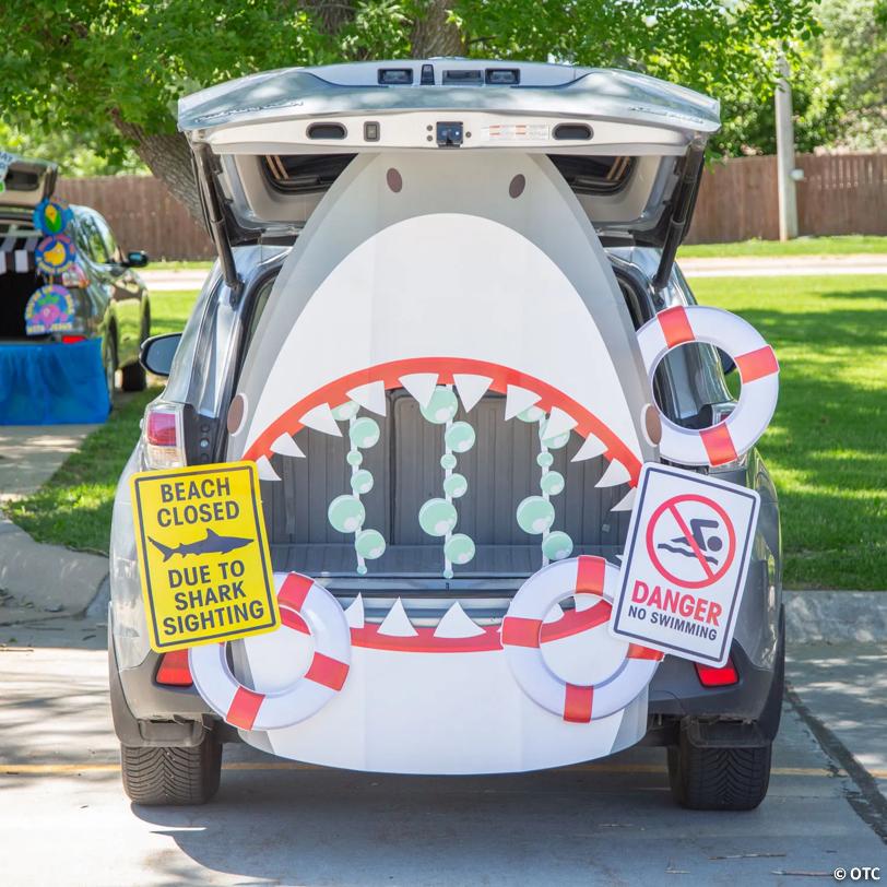 19" - 43" Deluxe Shark Trunk-or-Treat Decorating Kit - 14 Pc.