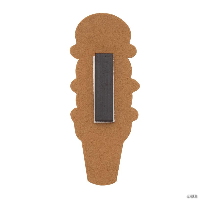 1 3/4" x 4 1/2" Patriotic Ice Cream Cone Magnet Craft Kit - Makes 12