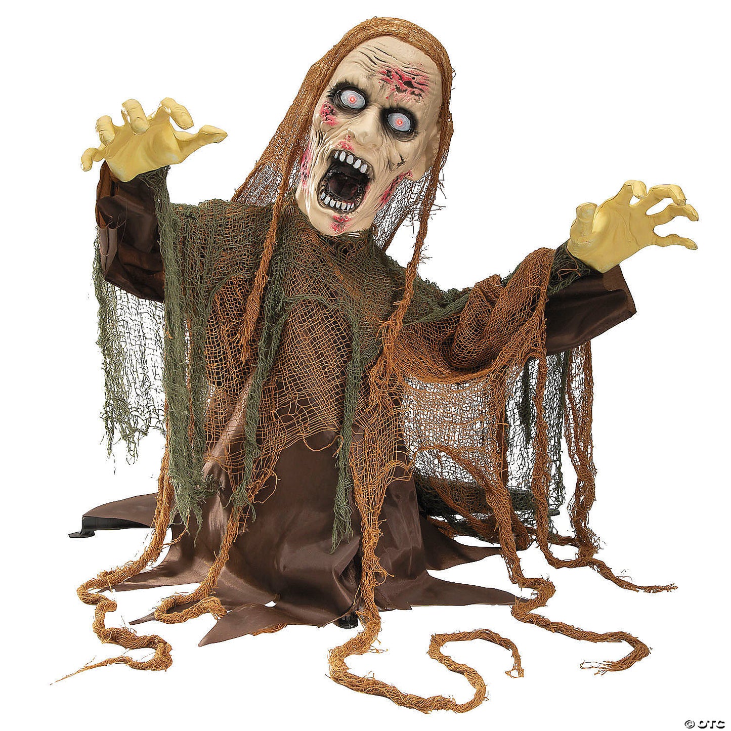 2 Ft. 3 1/2" Animated Groud Breaker Zombie Halloween Decoration | USA Decoration®