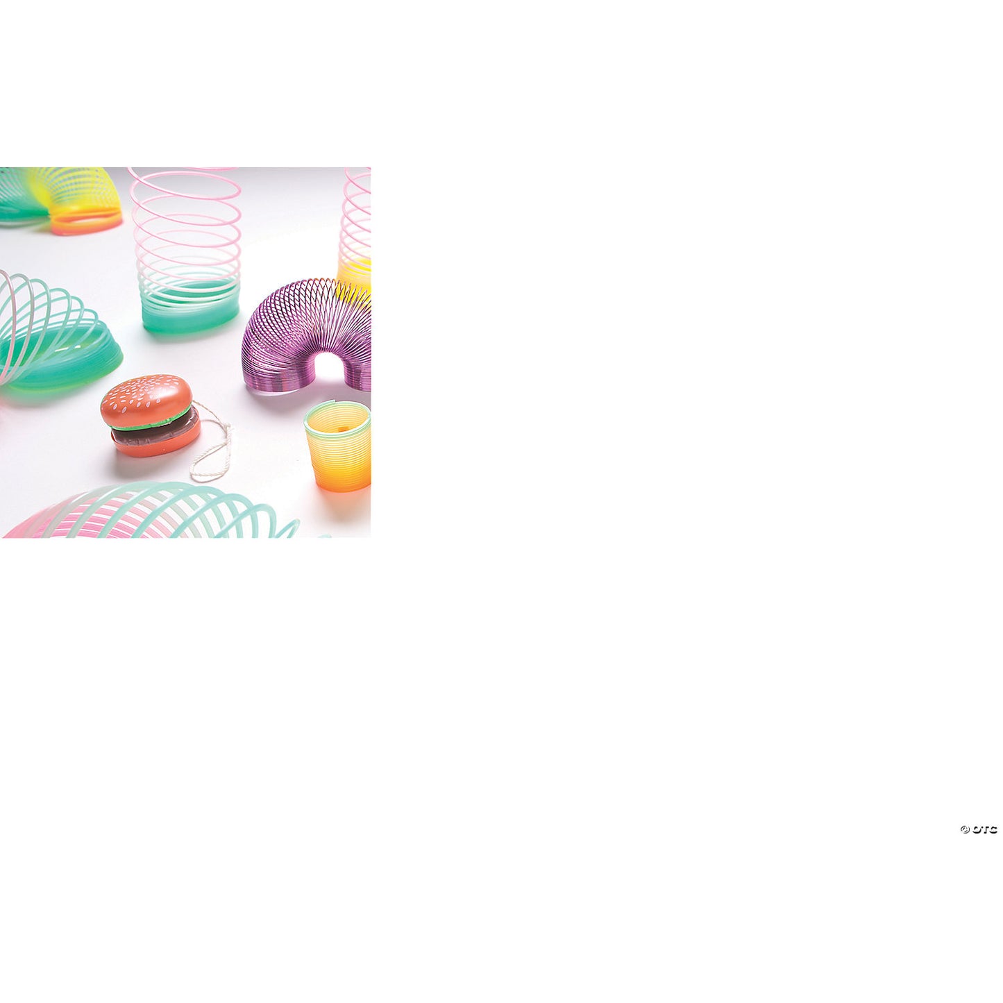 2" Glow-in-the-Dark Tie-Dyed Plastic Spin Top Toys - 12 Pcs. | USA Decoration®