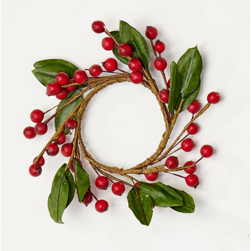 Pre-Lit Artificial Spruce Christmas Wreath displayed on a front door
