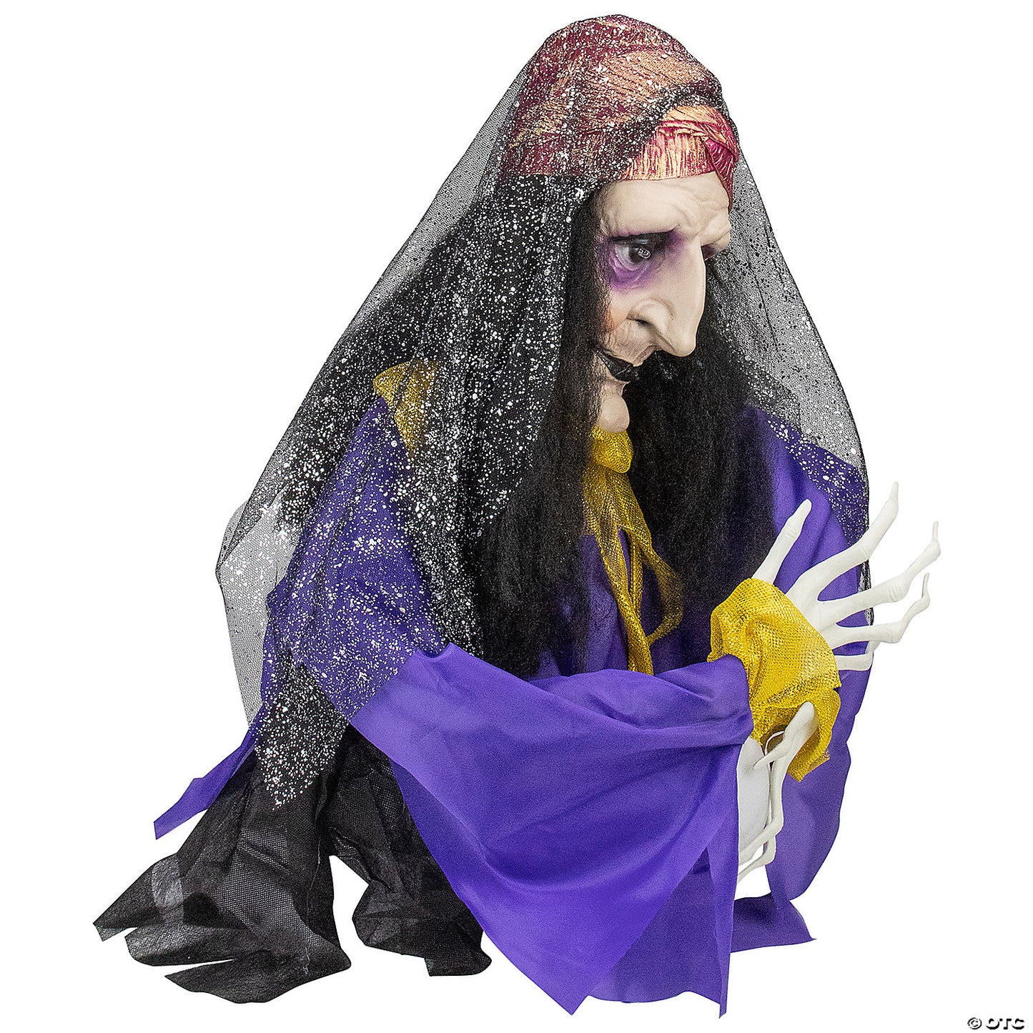 20" Animated Fortune Teller Halloween Decoration | USA Decoration®