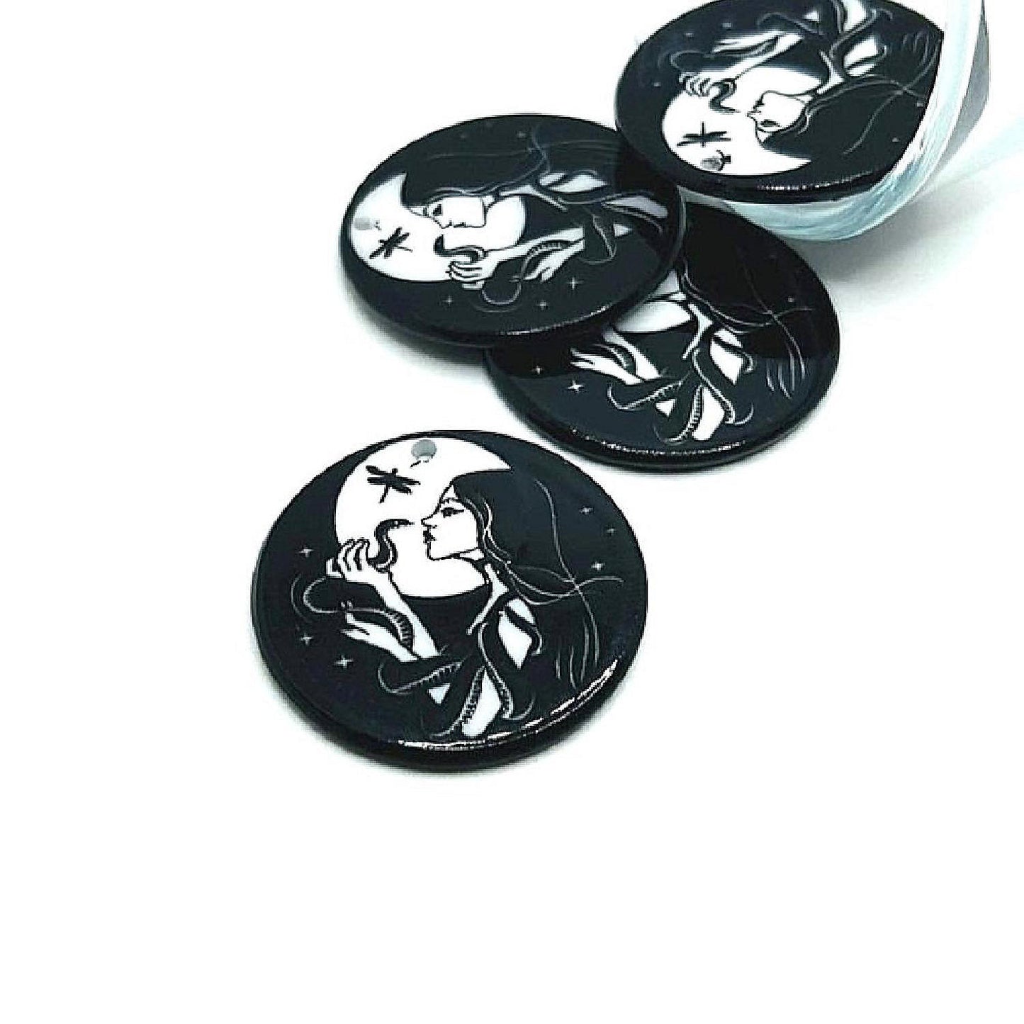 20 Pcs Hecate Halloween Witch Charms | USA Decoration®