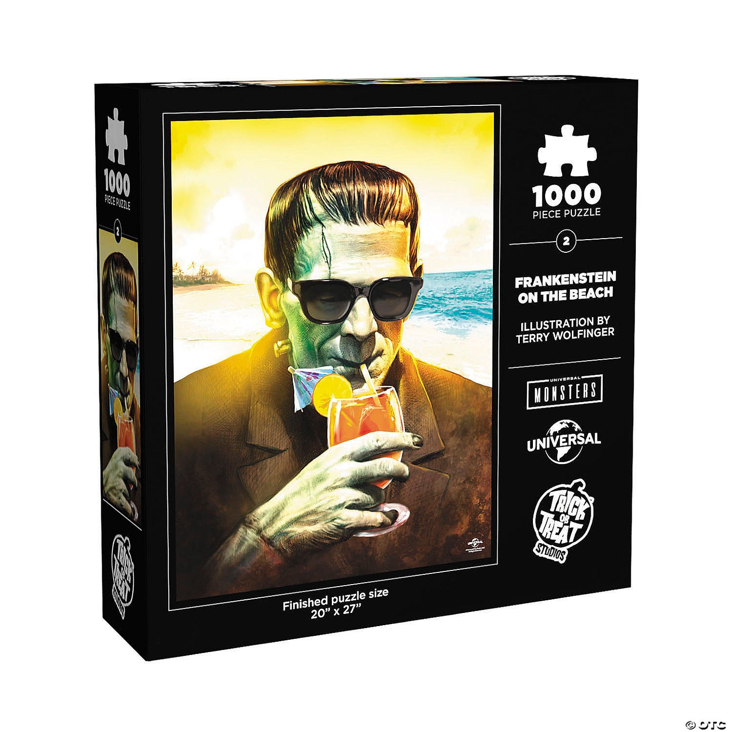 20" x 27" Frankenstein™ at the Beach 1000 Piece Puzzle | USA Decoration®