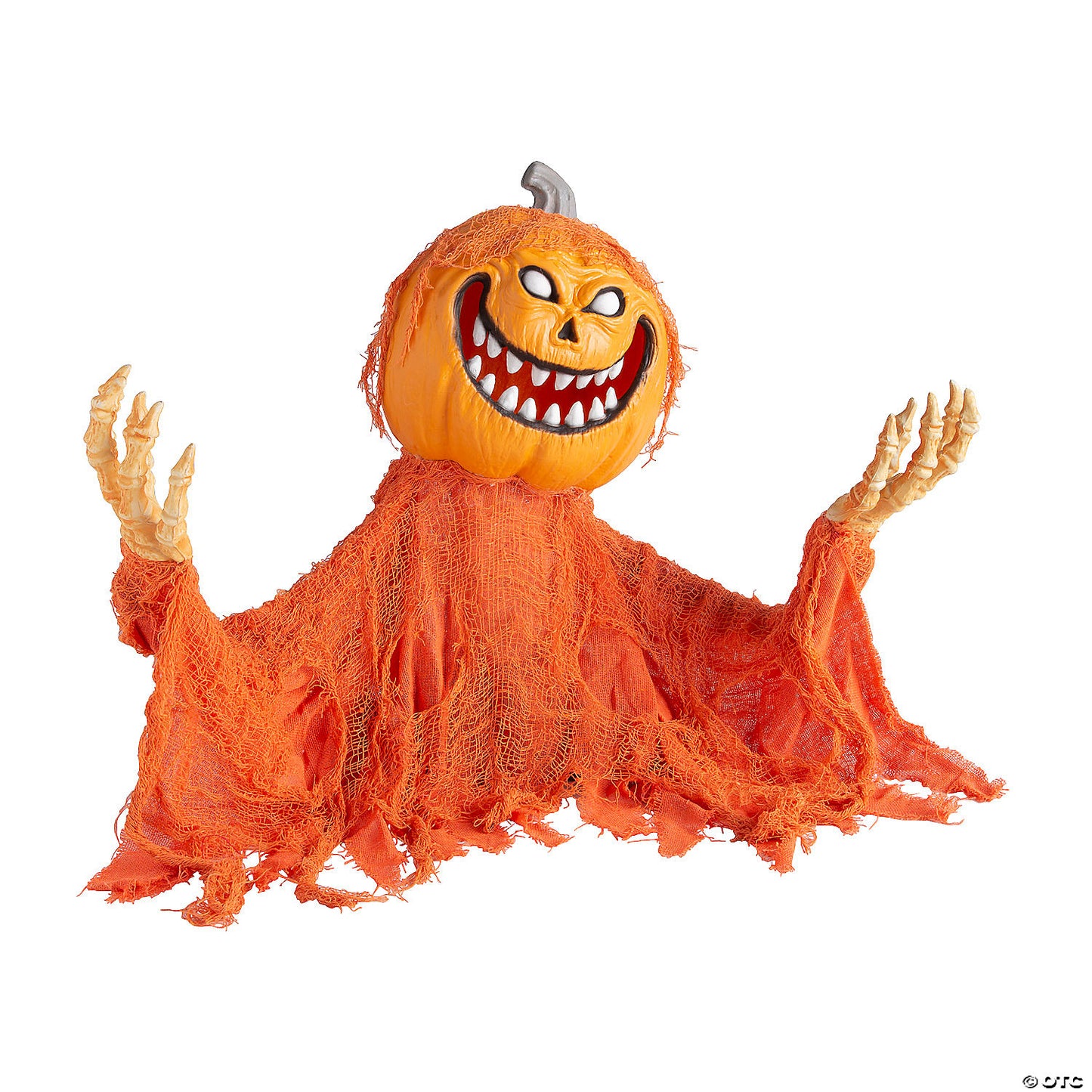 20" x 47" Animated Pumpkin Man Groundbreaker Halloween Decoration | USA Decoration®