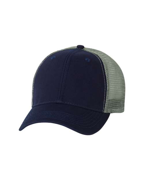 Bio-Washed Trucker Cap | USA Decoration