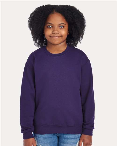 NuBlend® Youth Crewneck Sweatshirt | USA Decoration