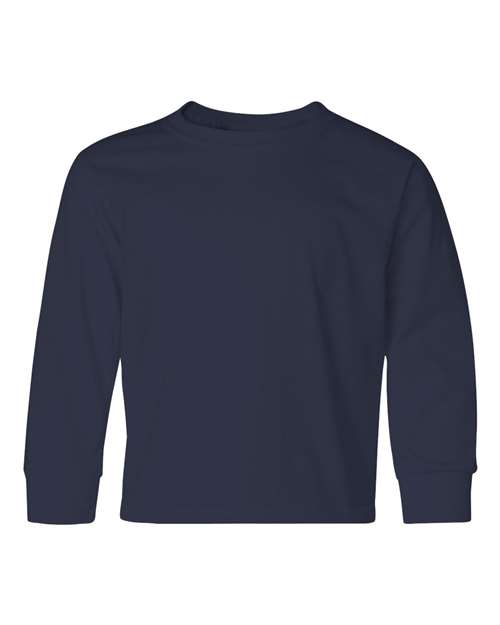 Dri-Power® Youth Long Sleeve 50/50 T-Shirt | USA Decoration