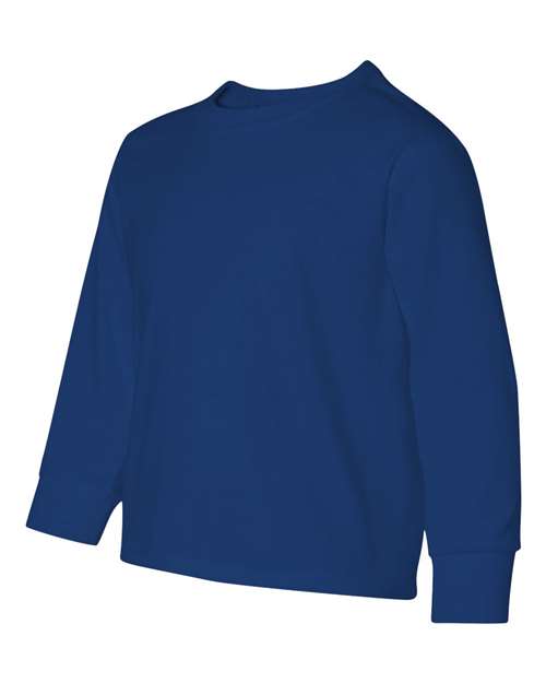 Dri-Power® Youth Long Sleeve 50/50 T-Shirt | USA Decoration