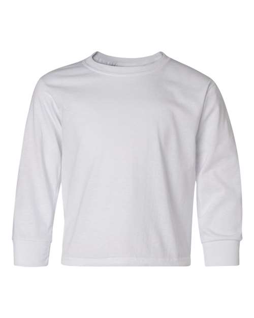 Dri-Power® Youth Long Sleeve 50/50 T-Shirt | USA Decoration