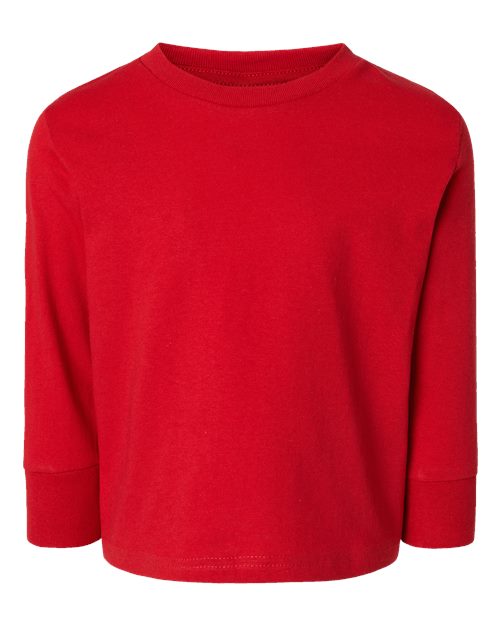 Toddler Cotton Jersey Long Sleeve Tee | USA Decoration