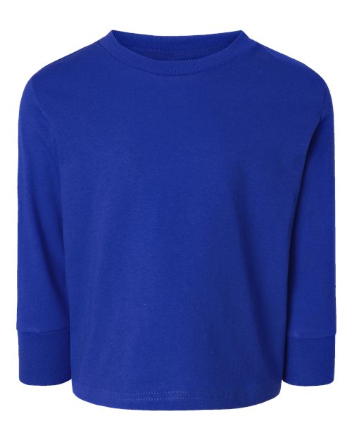 Toddler Cotton Jersey Long Sleeve Tee | USA Decoration