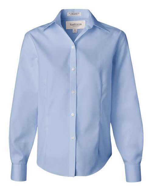 Women's Non-Iron Pinpoint Oxford Shirt | USA Decoration