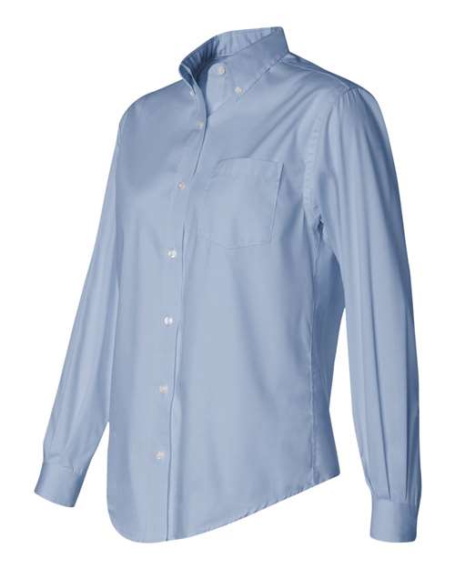 Women's Pinpoint Oxford Shirt | USA Decoration