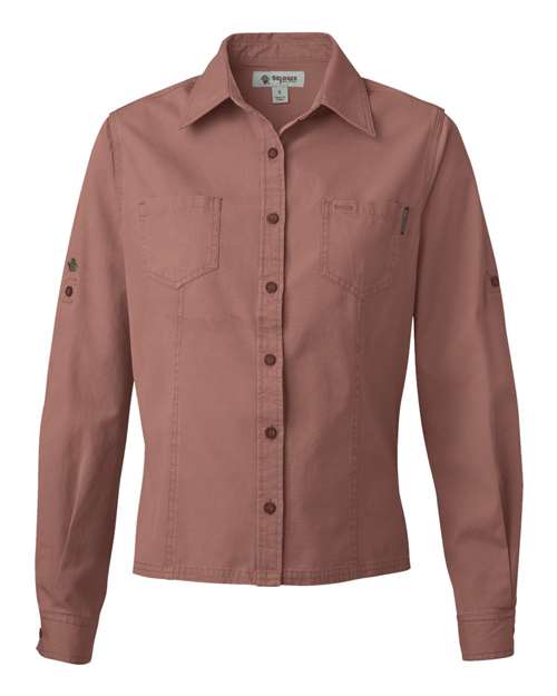 Sawtooth Collection Women's Mortar Long Sleeve Shirt | USA Decoration