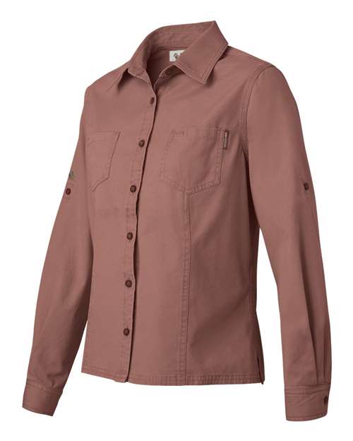 Sawtooth Collection Women's Mortar Long Sleeve Shirt | USA Decoration