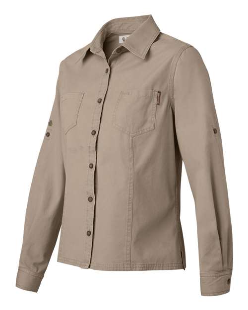 Sawtooth Collection Women's Mortar Long Sleeve Shirt | USA Decoration
