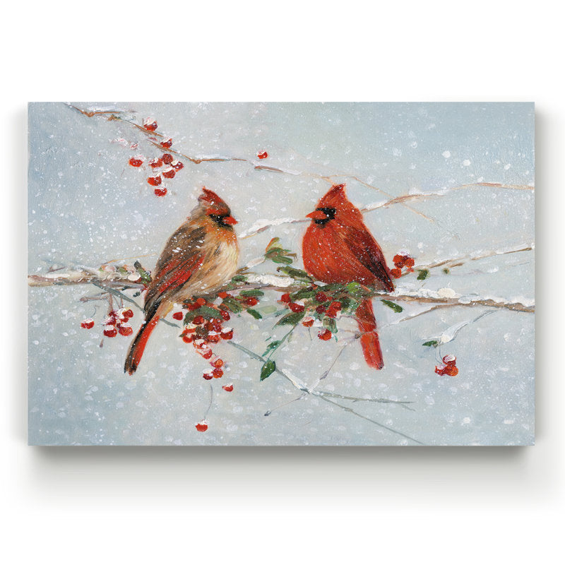 Cardinals In Winter