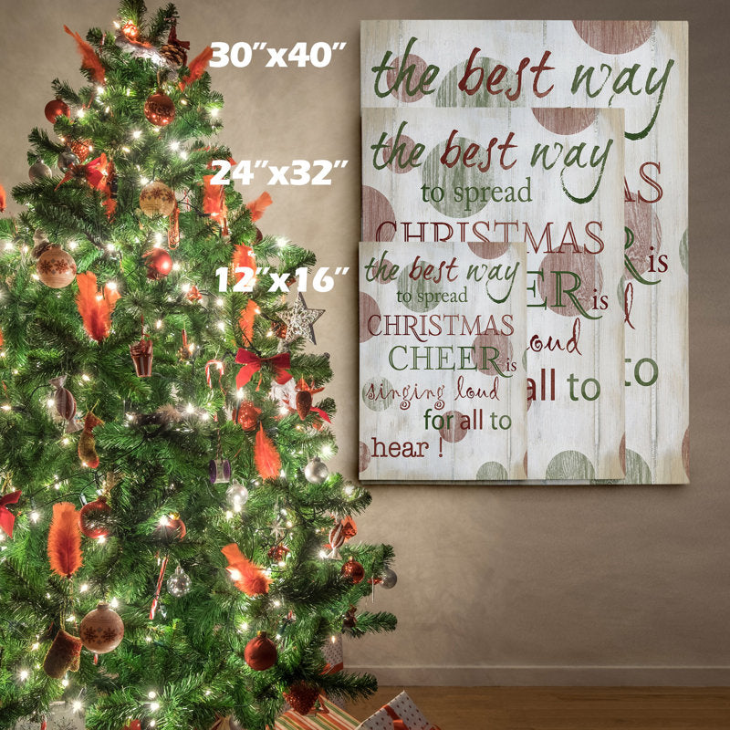 Christmas Cheer Type by Carol Robinson