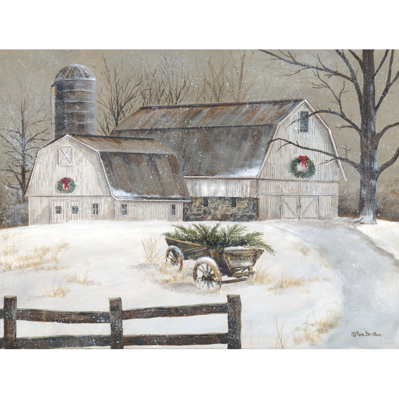 Wagon On The Farm by Pam Britton