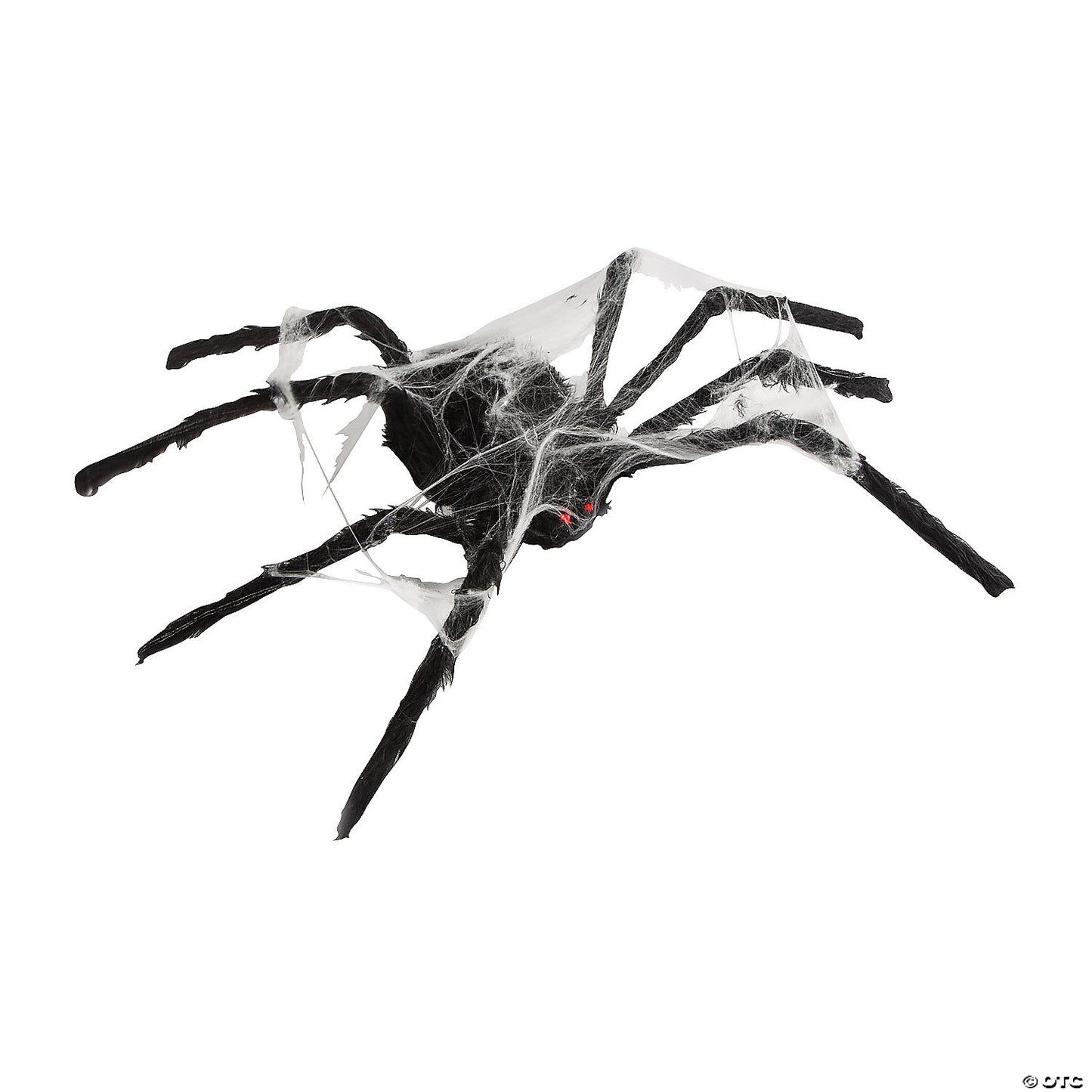 24" Animated Walking Spider with Web Halloween Decoration | USA Decoration®