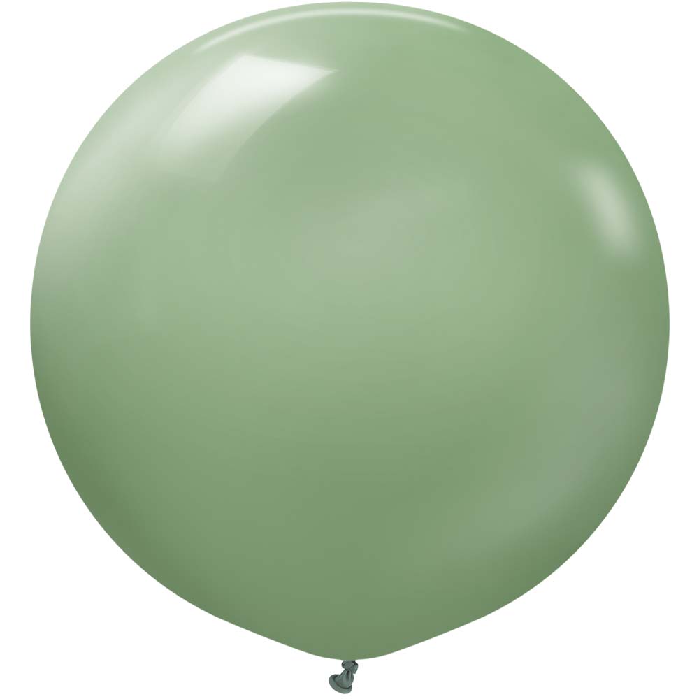 Latex Balloons 24 Inch Retro Eucalyptus
