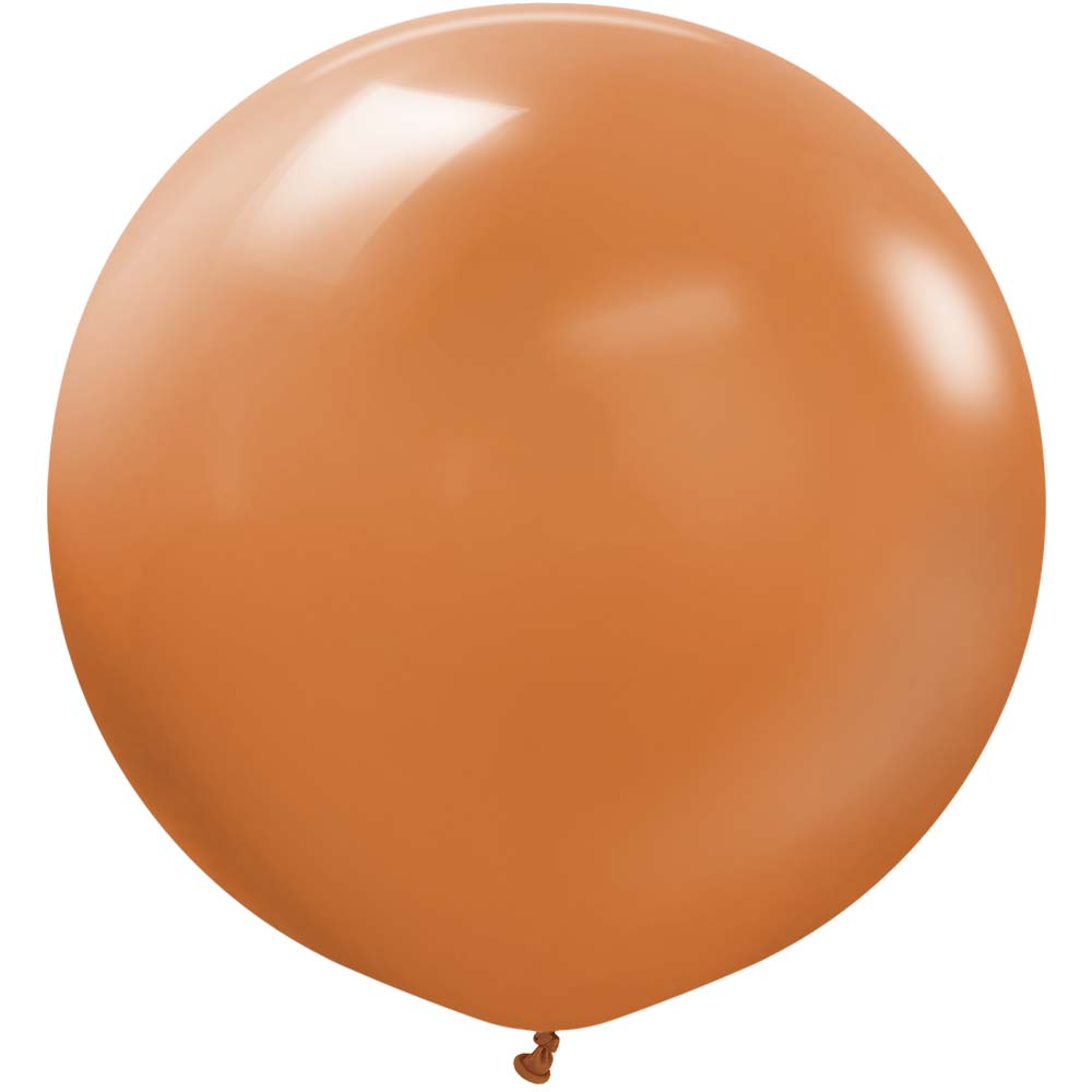 Latex Balloons 24 Inch Kalisan Caramel Brown