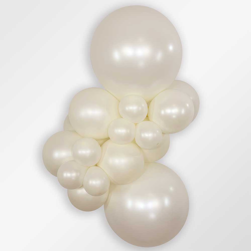 Latex Balloons 24 Inch Sempertex Silk Oyster White