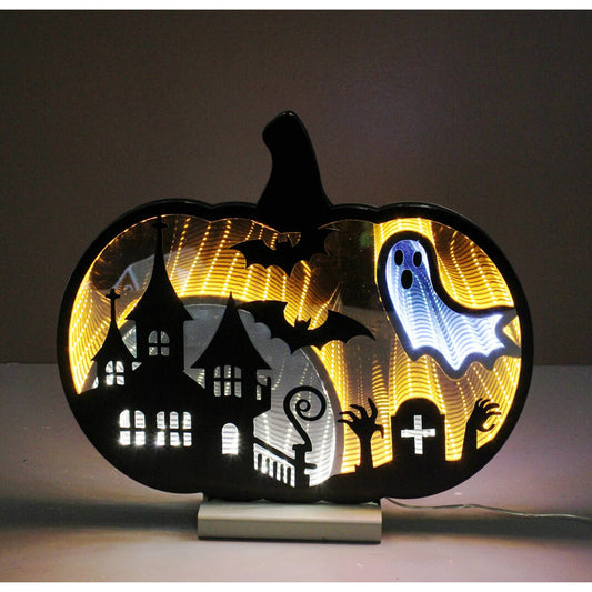 15.75 Inch LED Infinity Light Halloween Decoration