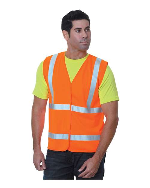 USA-Made Economy Class 2 ANSI Vest | USA Decoration