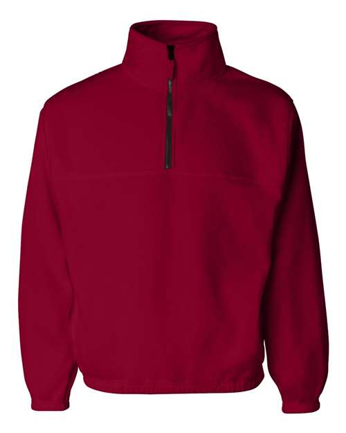 Fleece Quarter-Zip Pullover | USA Decoration