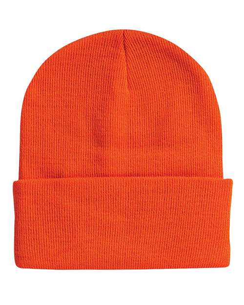 12" Solid Cuffed Beanie | USA Decoration